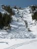 Loose wet snow avalanche Loose wet snow avalanche