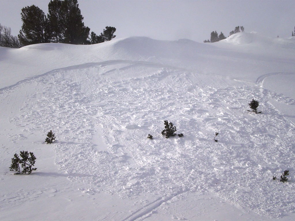 Wind Slab Avalanche 2nd Yellowmule 12 Feb 11 Wind Slab Avalanche 2nd Yellowmule 12 Feb 11