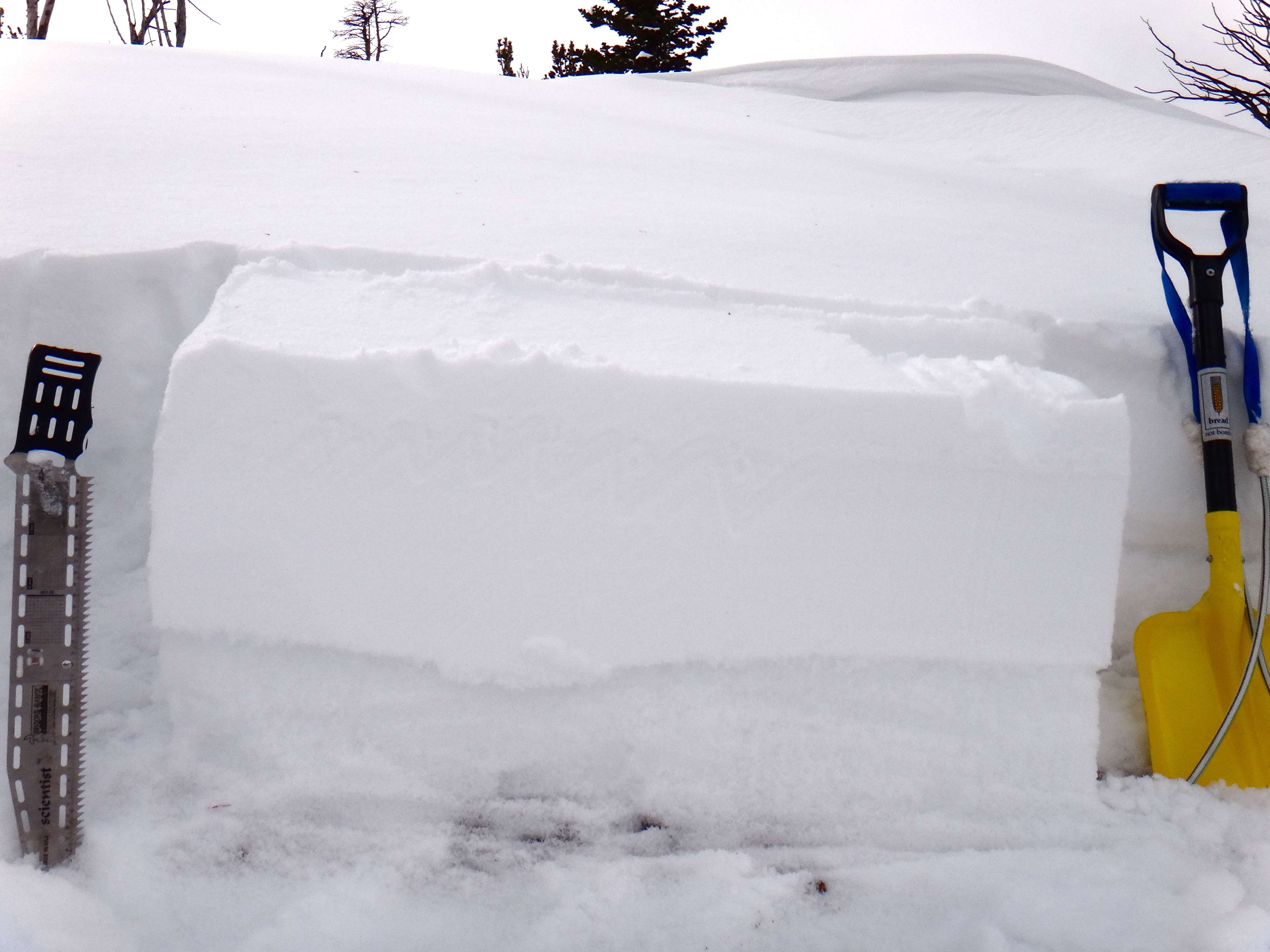 Weak Snowpack - Beehive Basin Weak Snowpack - Beehive Basin