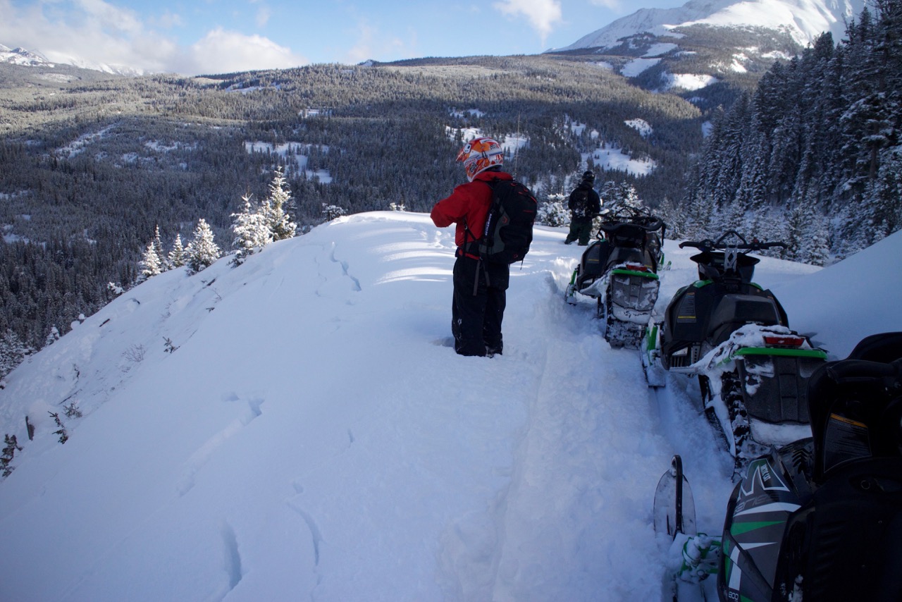 Remotely triggered avalanche near Fan Mountain Northern Madison Range