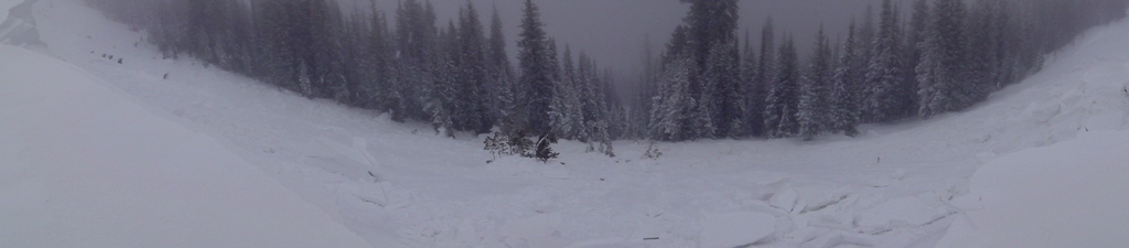 Lionhead Ridge Avalanche Panorama Lionhead Ridge Avalanche Panorama