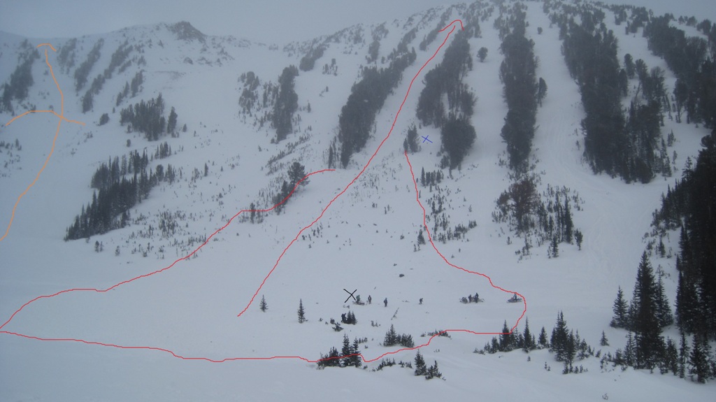 Avalanches at Lulu Pass Avalanches at Lulu Pass