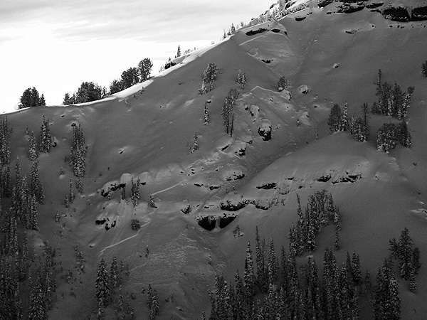 Natural Avalanche Near Cooke City Natural Avalanche Near Cooke City