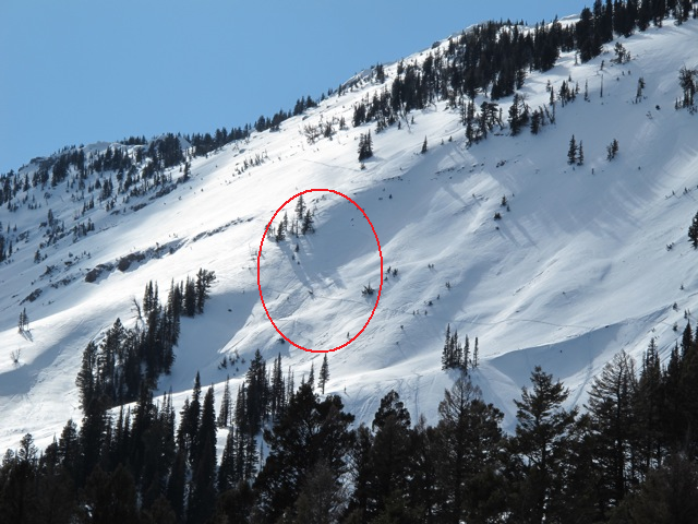 North of Ross Peak:skier triggered avalanche-3 North of Ross Peak:skier triggered avalanche-3