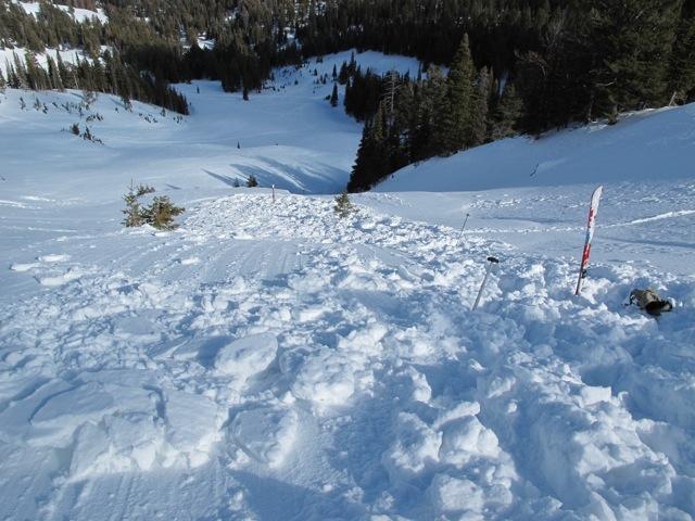 North of Ross Peak:skier triggered avalanche-2 North of Ross Peak:skier triggered avalanche-2