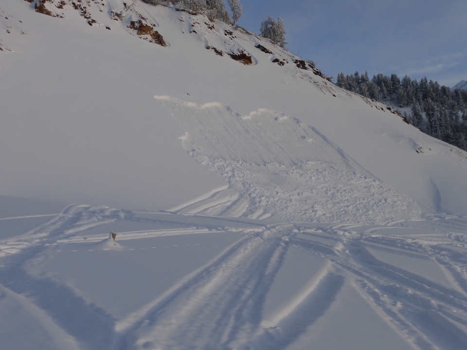 Small slide near Cooke City