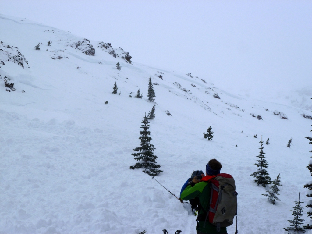 Natural Avalanche - Northern Gallatin Range Natural Avalanche - Northern Gallatin Range