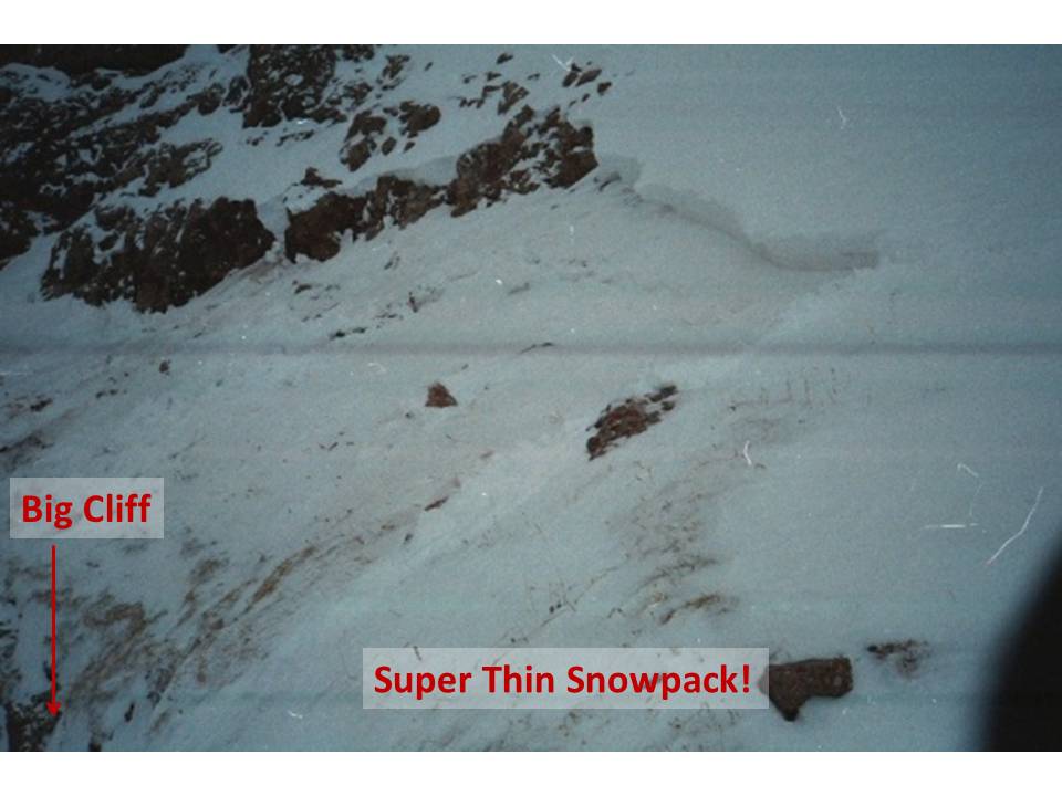Not too thin to avalanche! Not too thin to avalanche!