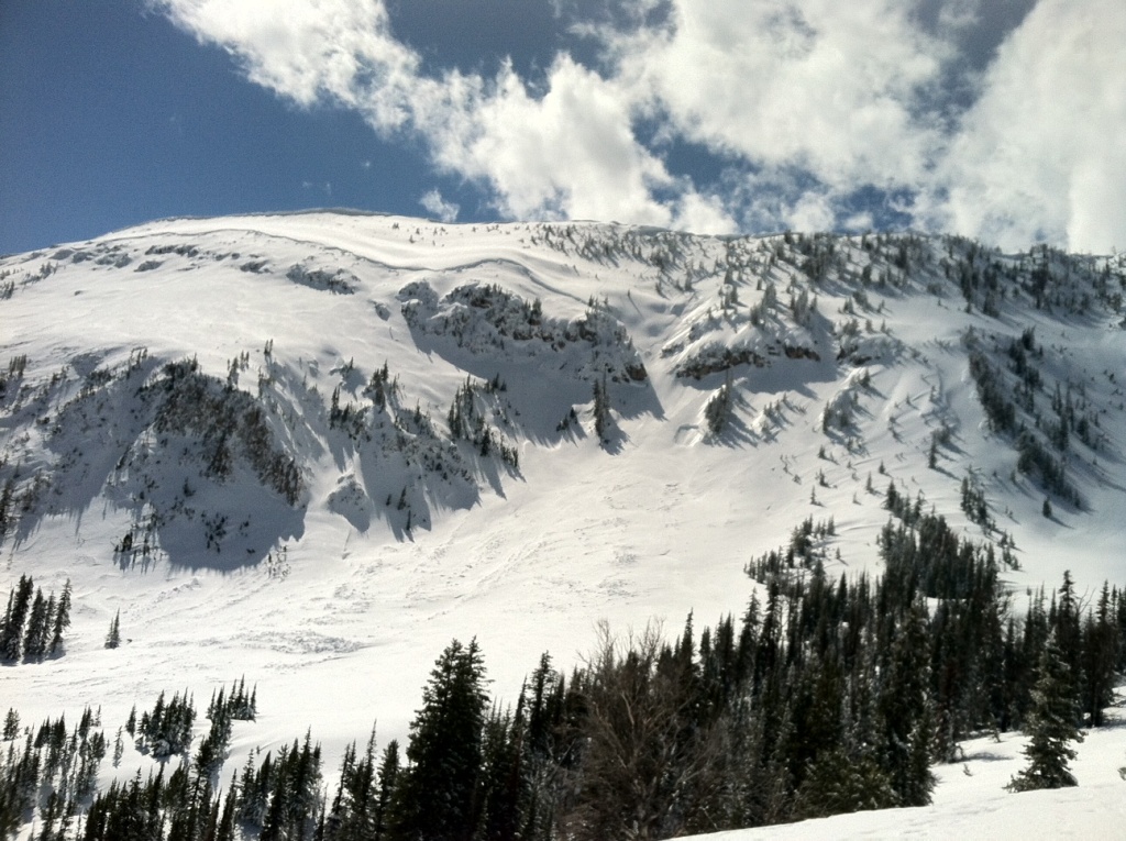 Natural Avalanche - Tepee Basin Natural Avalanche - Tepee Basin