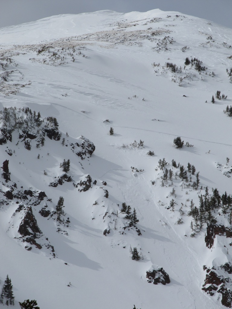 Skier Triggered Slide Mt Blackmore 21 March 11 Skier Triggered Slide Mt Blackmore 21 March 11
