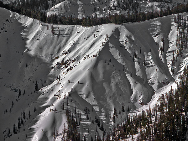 Natural Avalanche near Cooke City Natural Avalanche near Cooke City
