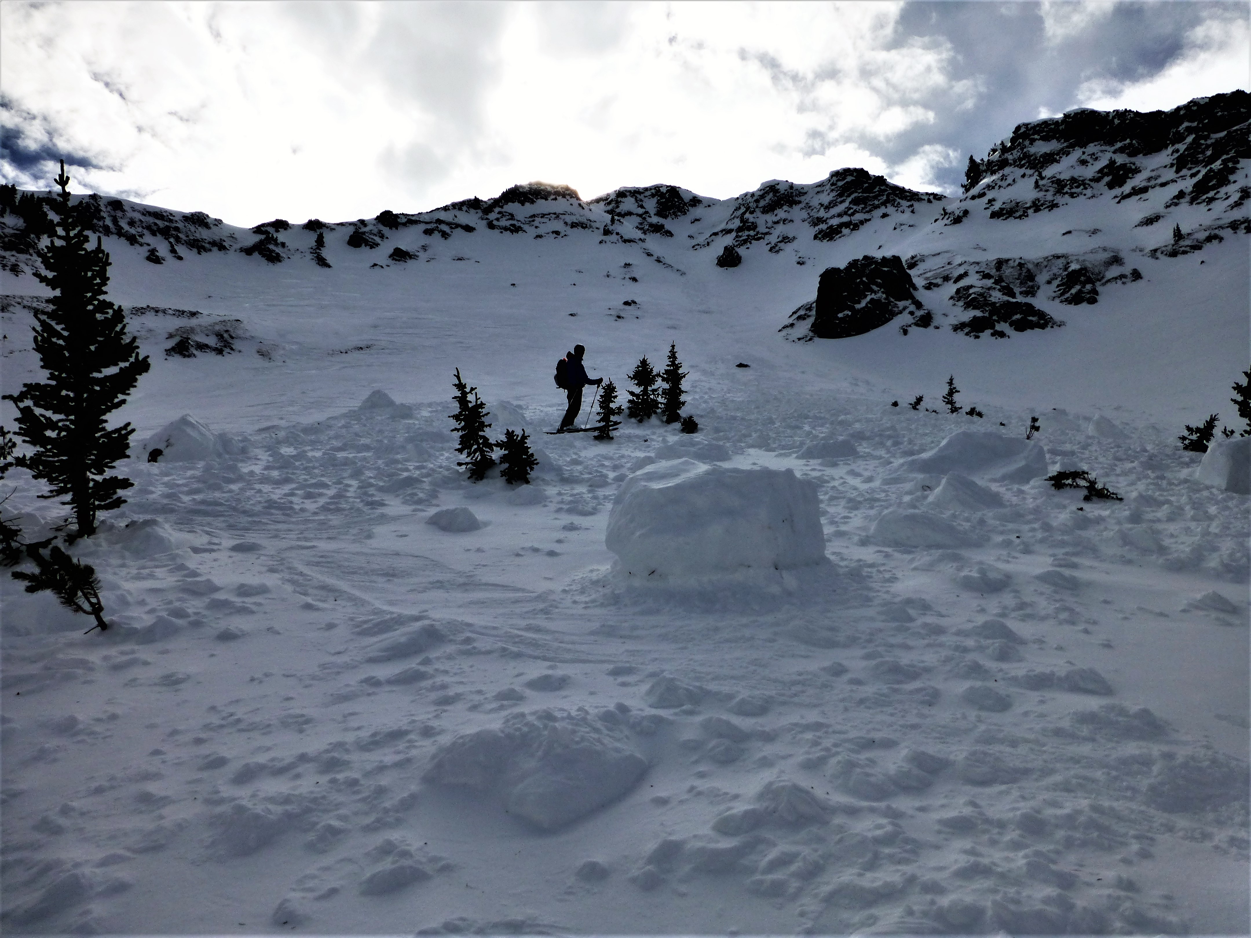 Avalanche Debris, Mt Blackmore Avalanche Debris, Mt Blackmore