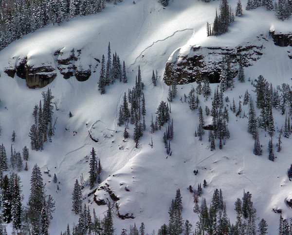 Natural Avalanche near Cooke City Natural Avalanche near Cooke City