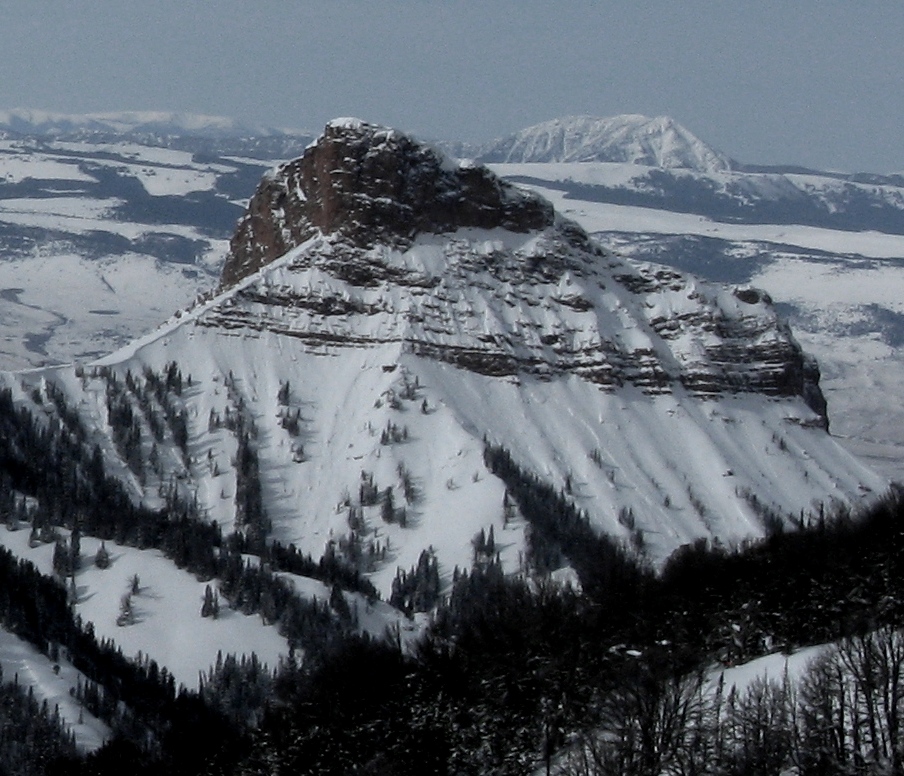 Avalanche next to the Sphinx Avalanche next to the Sphinx