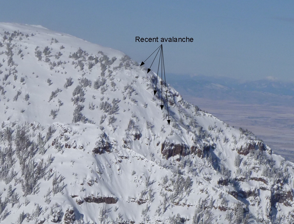Natural Avalanche - Hyalite Natural Avalanche - Hyalite