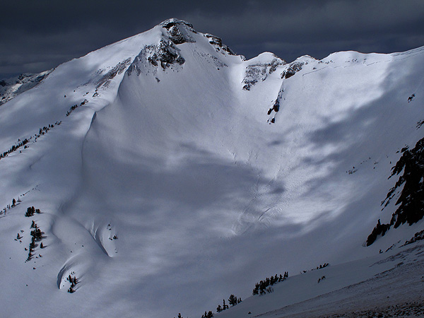 Slab Avalanche - Meridian Peak near Cooke City Slab Avalanche - Meridian Peak near Cooke City