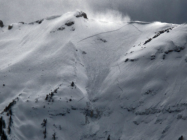 Natural Avalanche - Republic Creek south of Cooke City Natural Avalanche - Republic Creek south of Cooke City