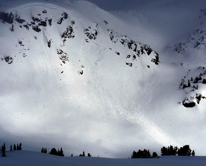 Avalanche near Mt. Zimmer Avalanche near Mt. Zimmer