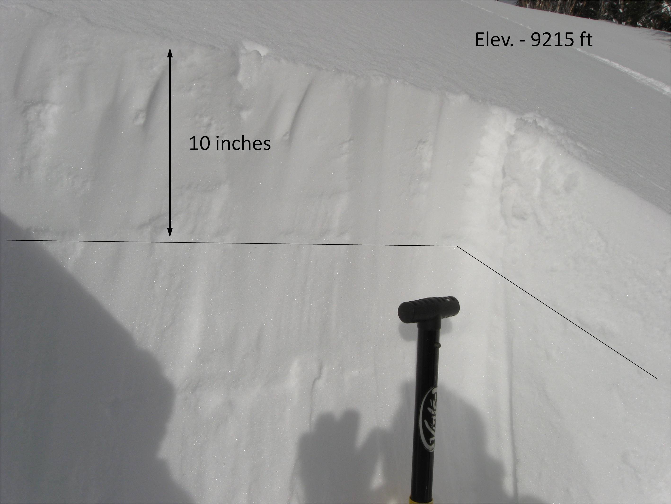 Surface Hoar Layer near Big Sky Surface Hoar Layer near Big Sky